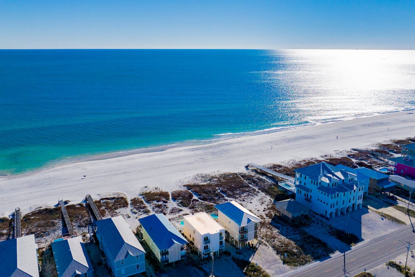 Gulf Shores Duplex A Beachfront Pool 4Bd Sleeps 12 519376