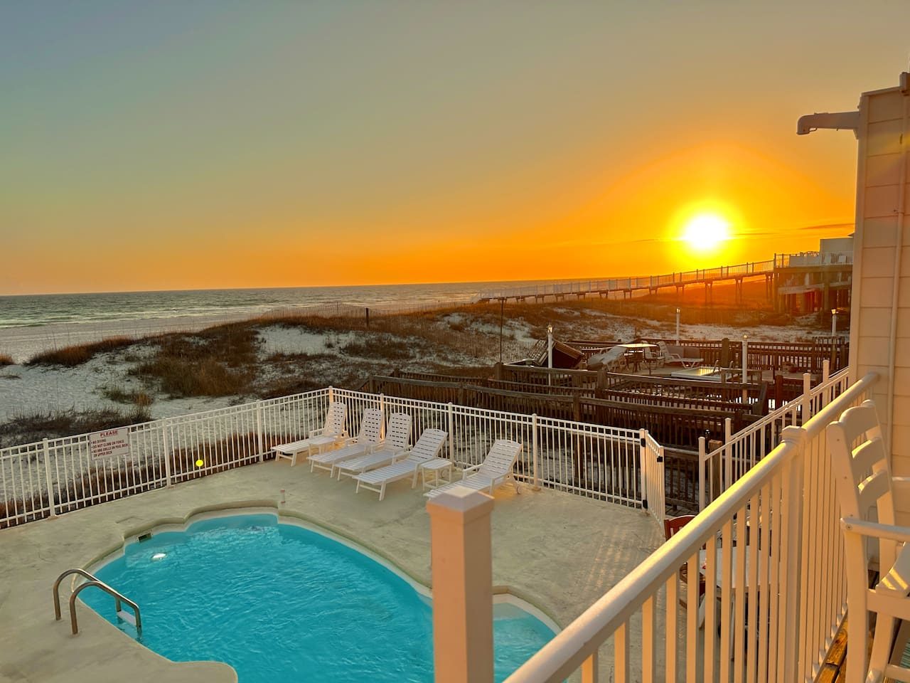 Gulf Shores Duplex B Beachfront Pool 4Bd Newly Furb 519375