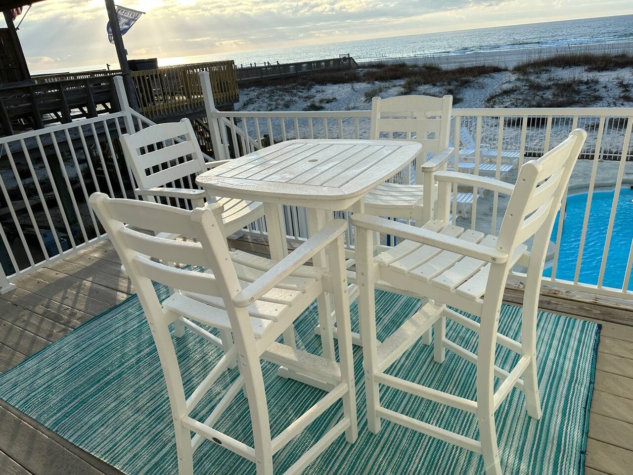 Gulf Shores Duplex B Beachfront Pool 4Bd Newly Furb 519375