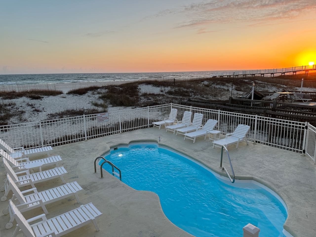 Dolphin View Duplex Gulfshores Beachside Pool 726074