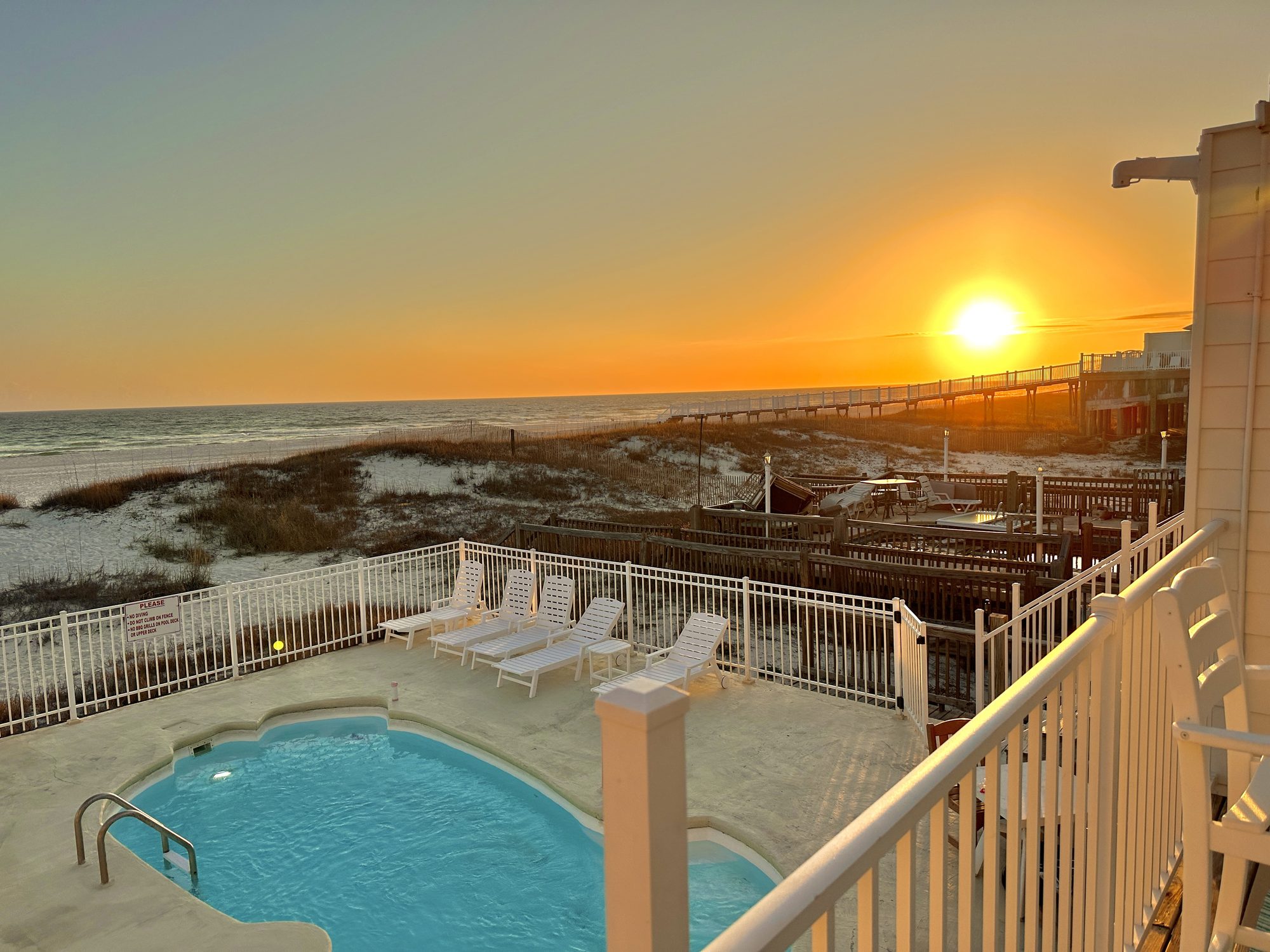 Dolphin View Duplex Gulfshores Beachside Pool 726074