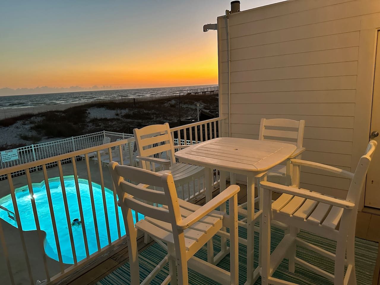 Dolphin View Duplex Gulfshores Beachside Pool 726074