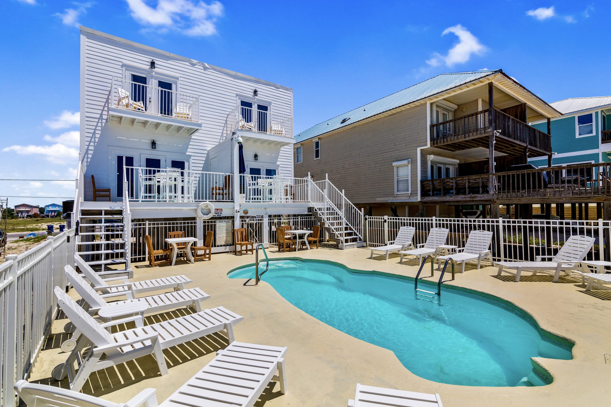 Dolphin View Duplex Gulfshores Beachside Pool 726074