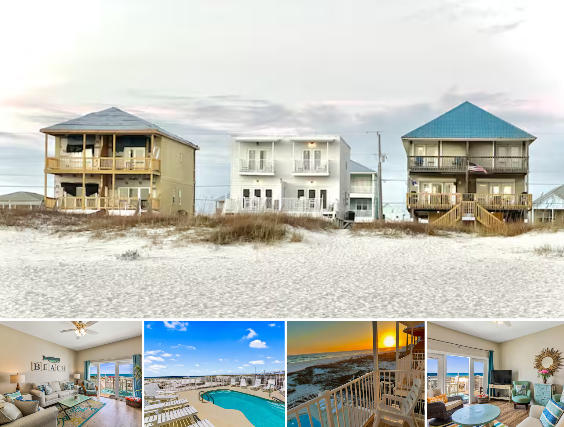 Dolphin View Duplex - GulfShores *Beachside *Pool